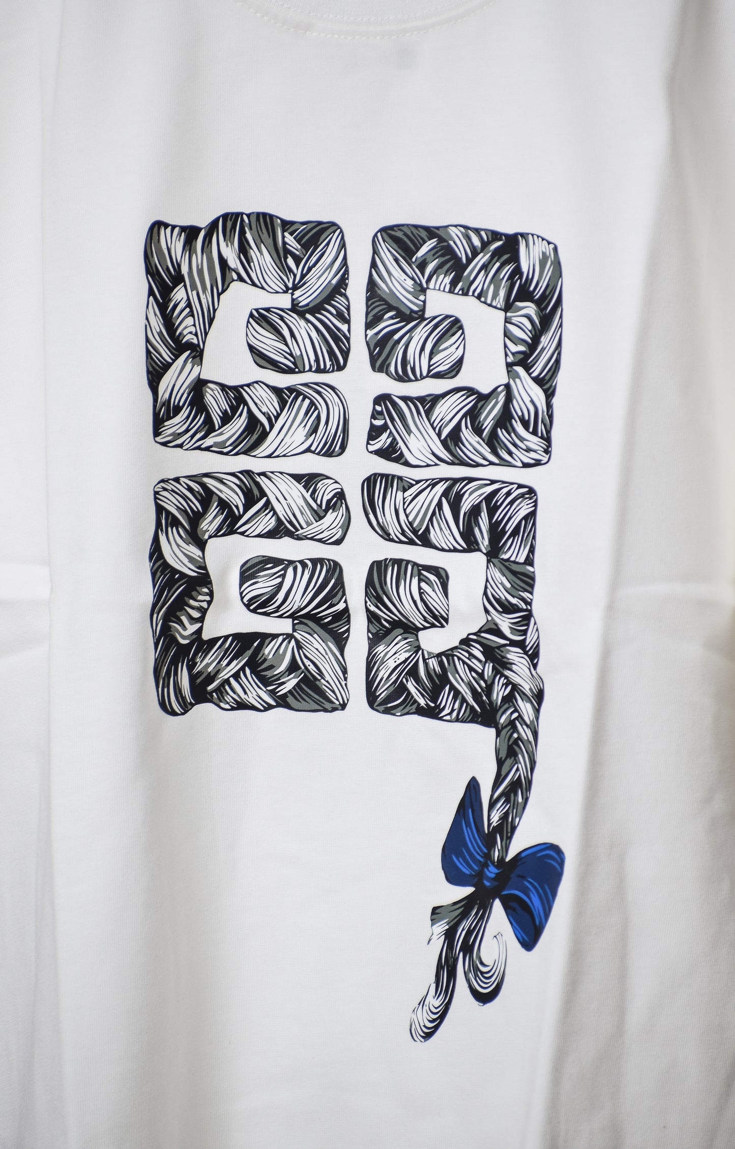 Givenchy Braids T-Shirt in White