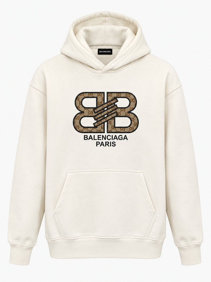 Balenciaga White Hoodie