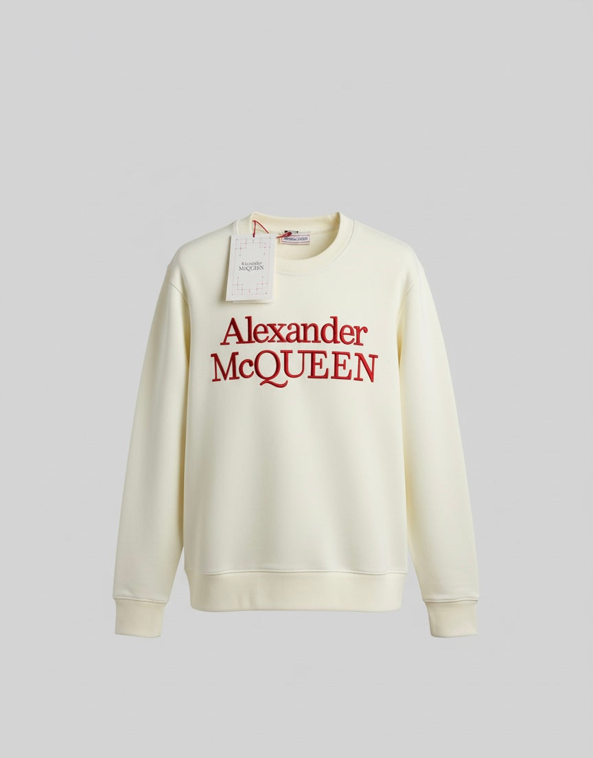 Alexander McQueen Cream White