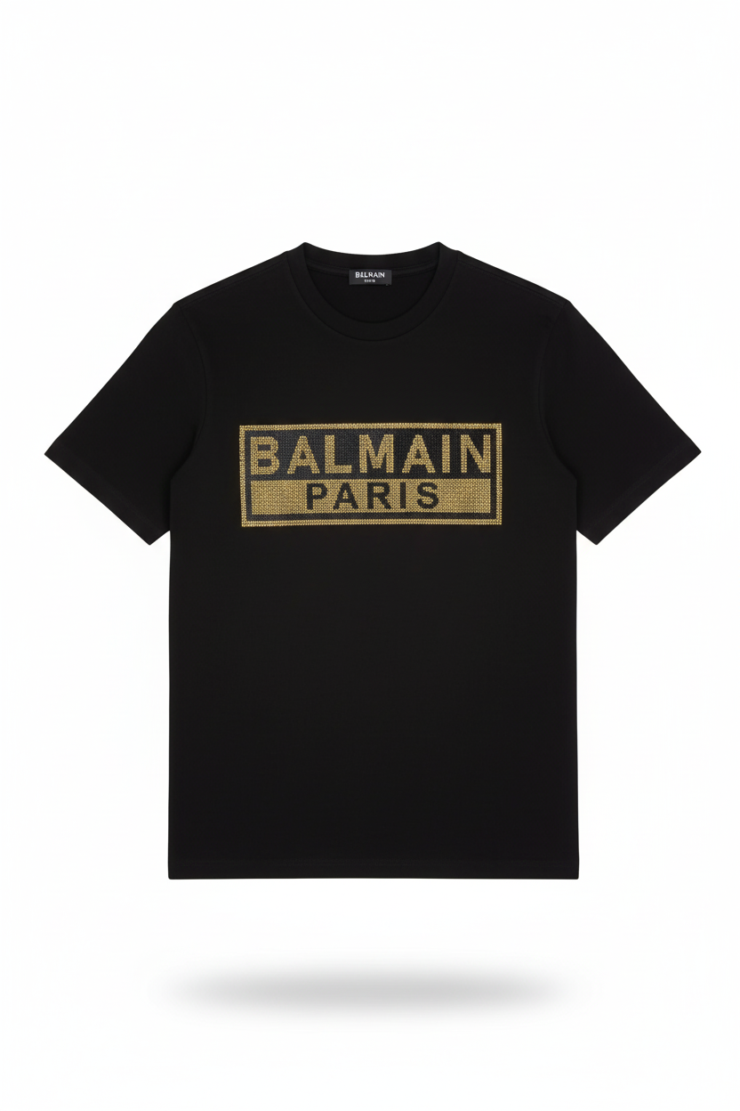 Balmian T-shirt Black Last Piece Large