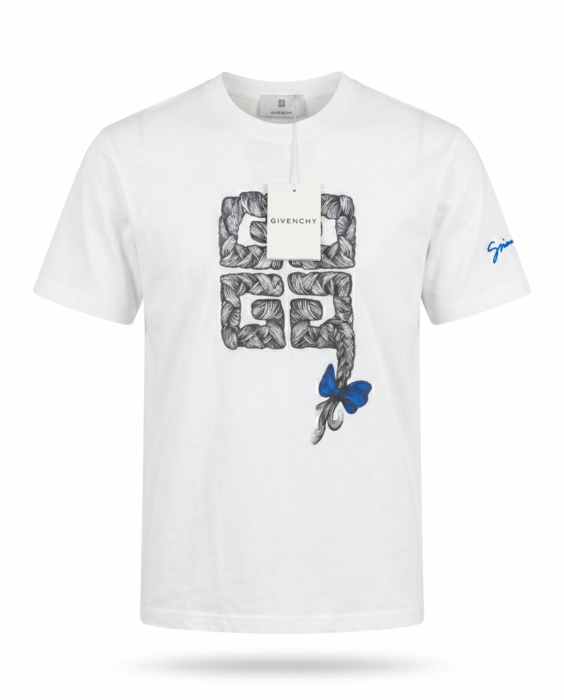 Givenchy Braids T-Shirt in White