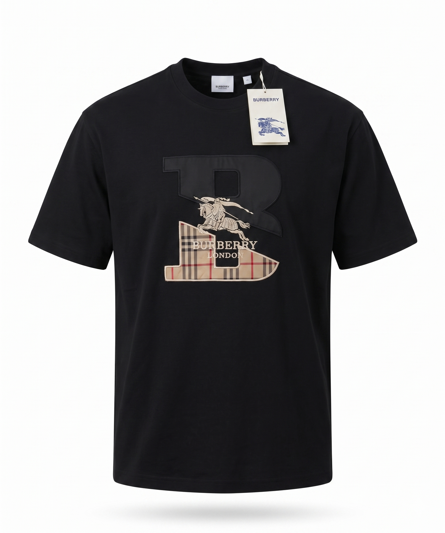 Burberry Logo Graphic Black T-Shirt