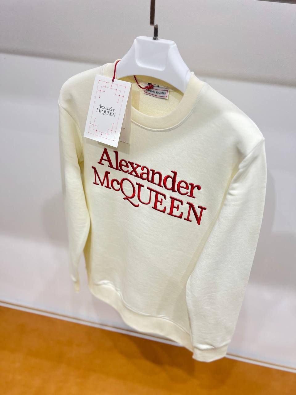 Alexander McQueen Cream White
