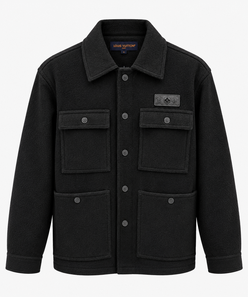 Louis Vuitton Black Wool Jacket