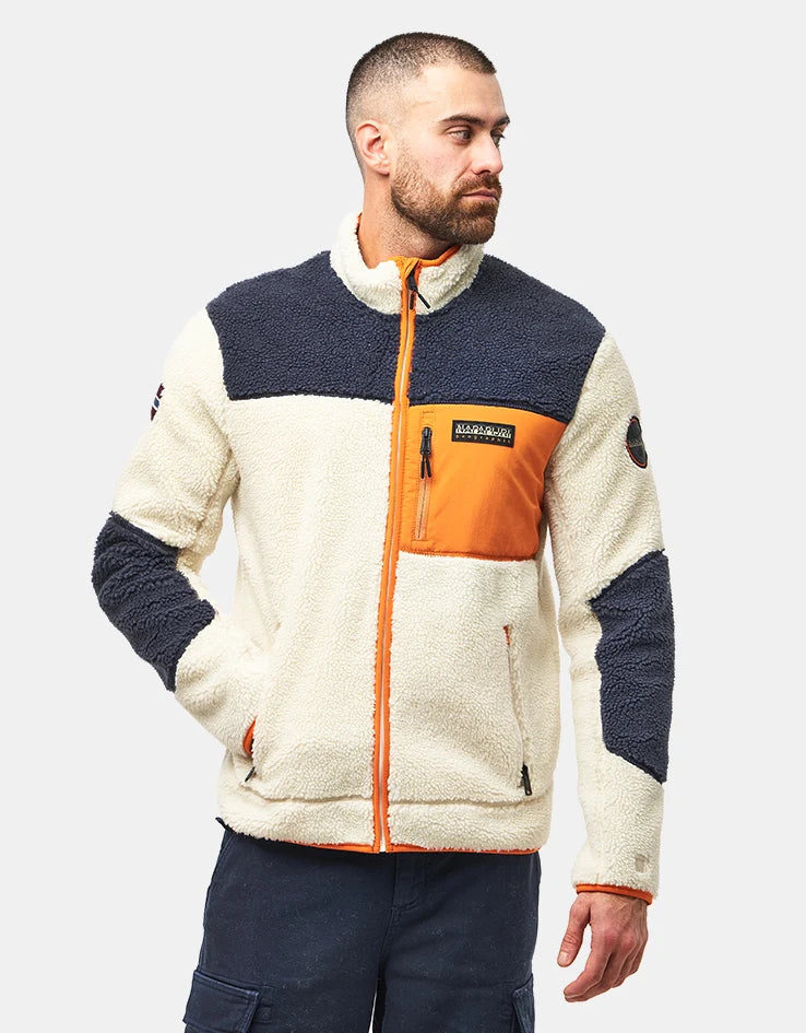 Napapijri Geographic Sherpa Jacket – Premium Winter Wear