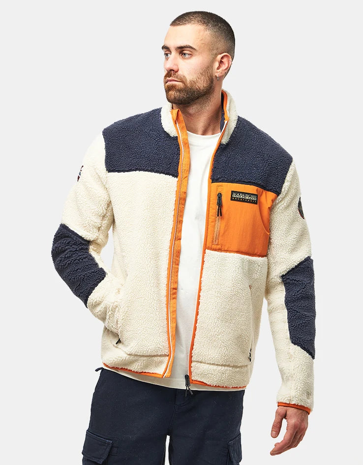 Napapijri Geographic Sherpa Jacket – Premium Winter Wear