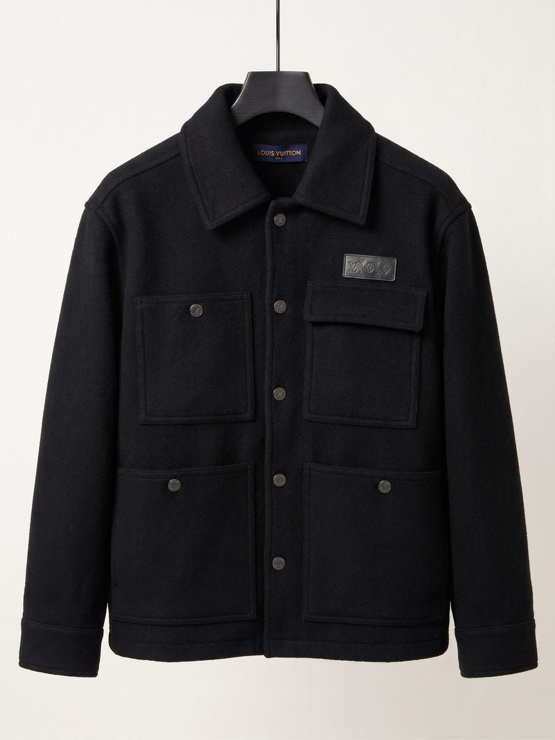 Louis Vuitton Black Wool Jacket