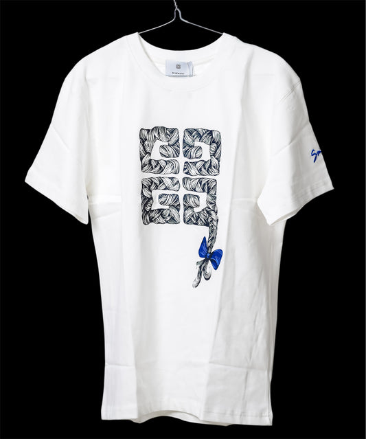 Givenchy Braids T-Shirt in White