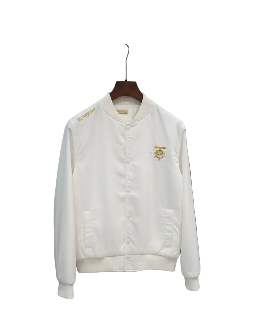 Ultra-light satin and fiber jacket white خفيف