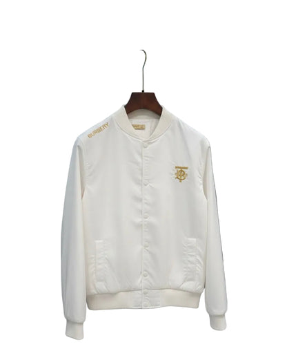 Ultra-light satin and fiber jacket white خفيف