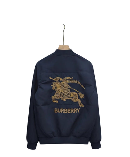 Ultra-light satin and fiber jacket navy خفيف