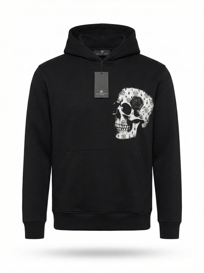 Philipp Plein Black Skull Hoodie
