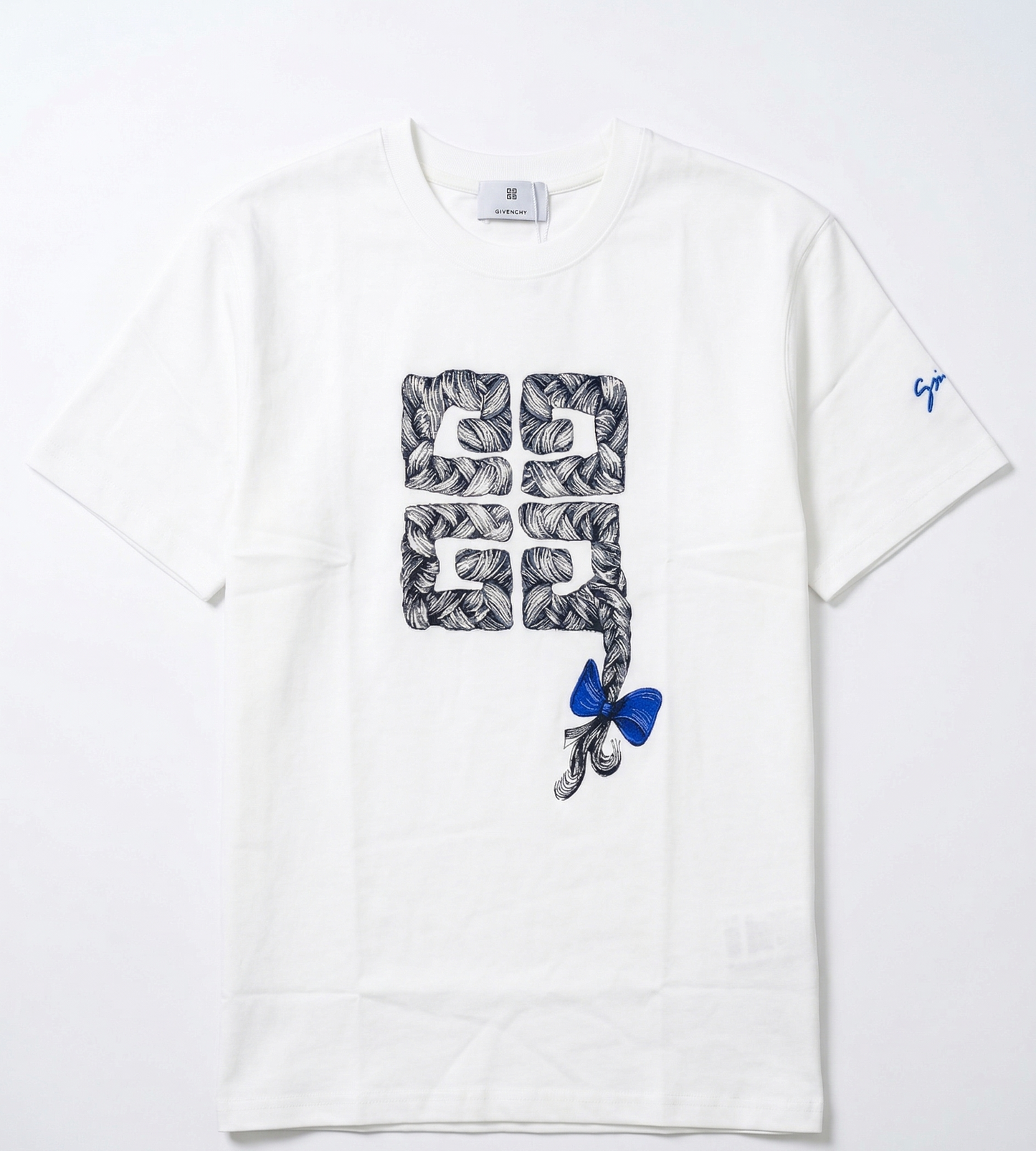 Givenchy Braids T-Shirt in White