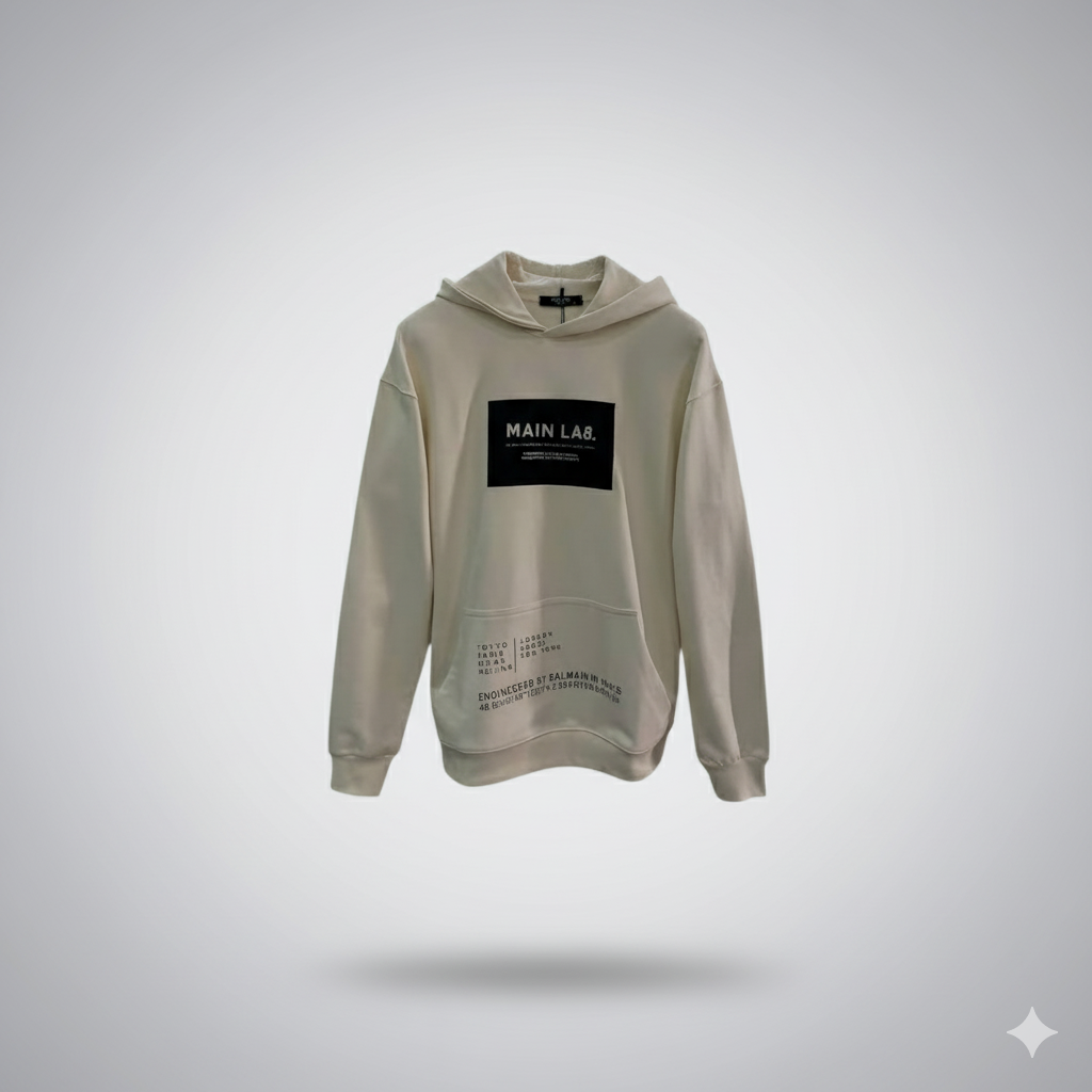 BALMAIN HOODIE “WHITE”