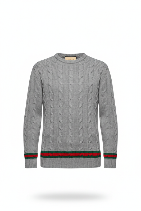 GUCCI SIGNATURE PULLOVER “GREY”
