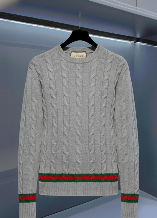 GUCCI SIGNATURE PULLOVER “GREY”
