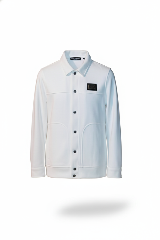 Dolce & Gabbana Off-White Button-Up Jacket