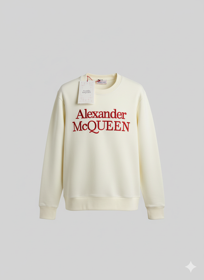 Alexander McQueen Cream White