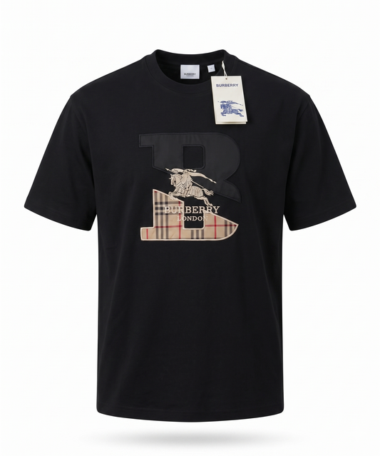 Burberry Logo Graphic Black T-Shirt