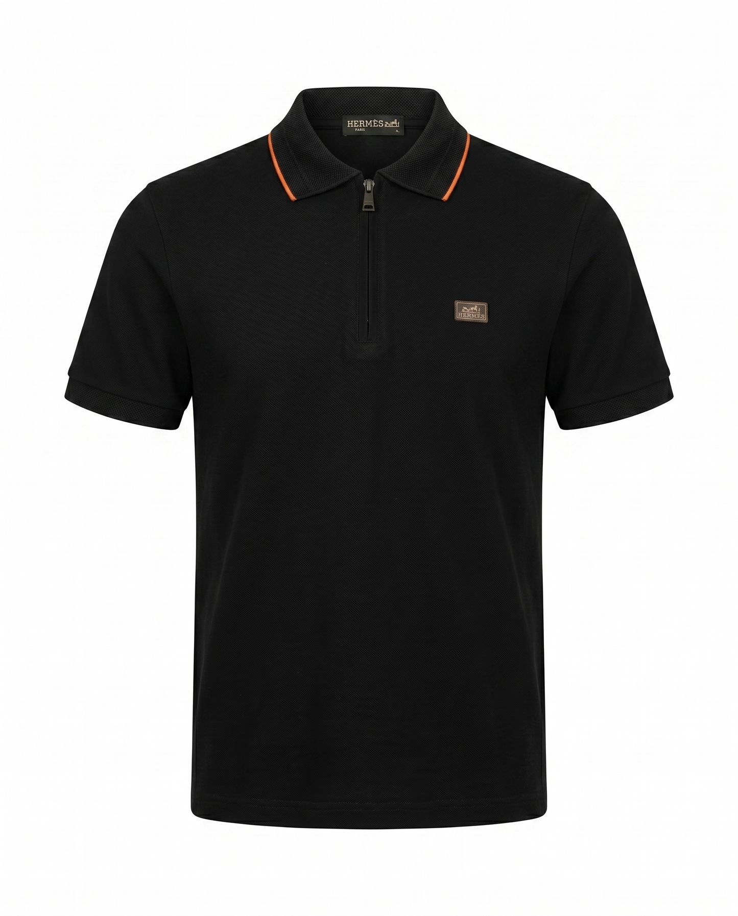 Hermes Black Zip Polo – Elevated Everyday Luxury