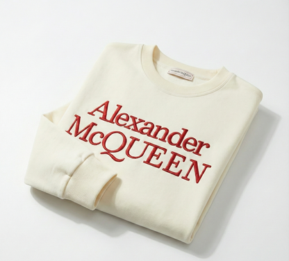 Alexander McQueen Cream White