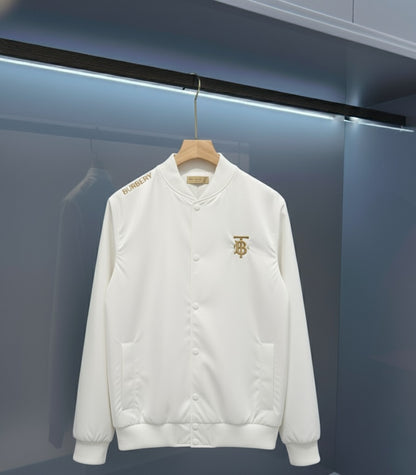 Ultra-light satin and fiber jacket white خفيف