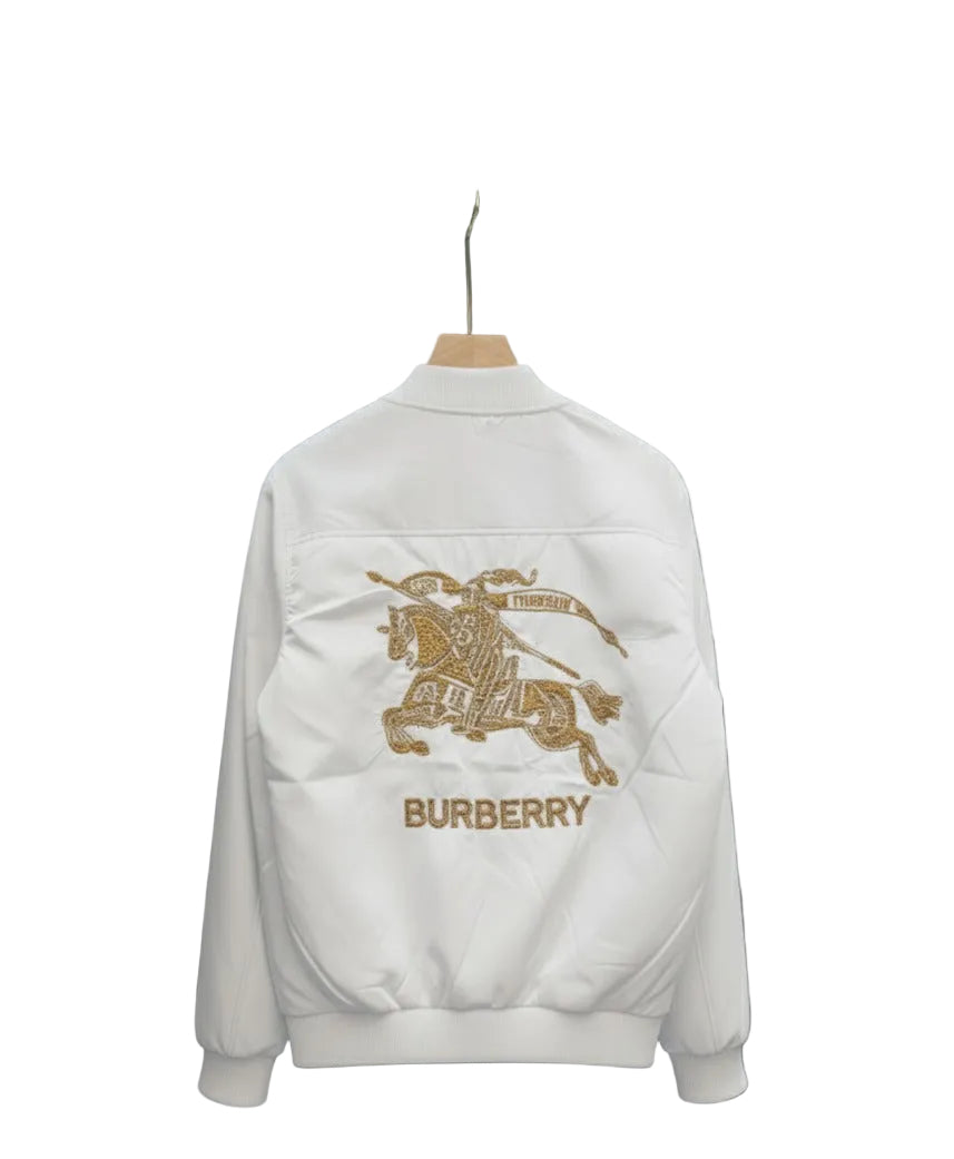 Ultra-light satin and fiber jacket white خفيف