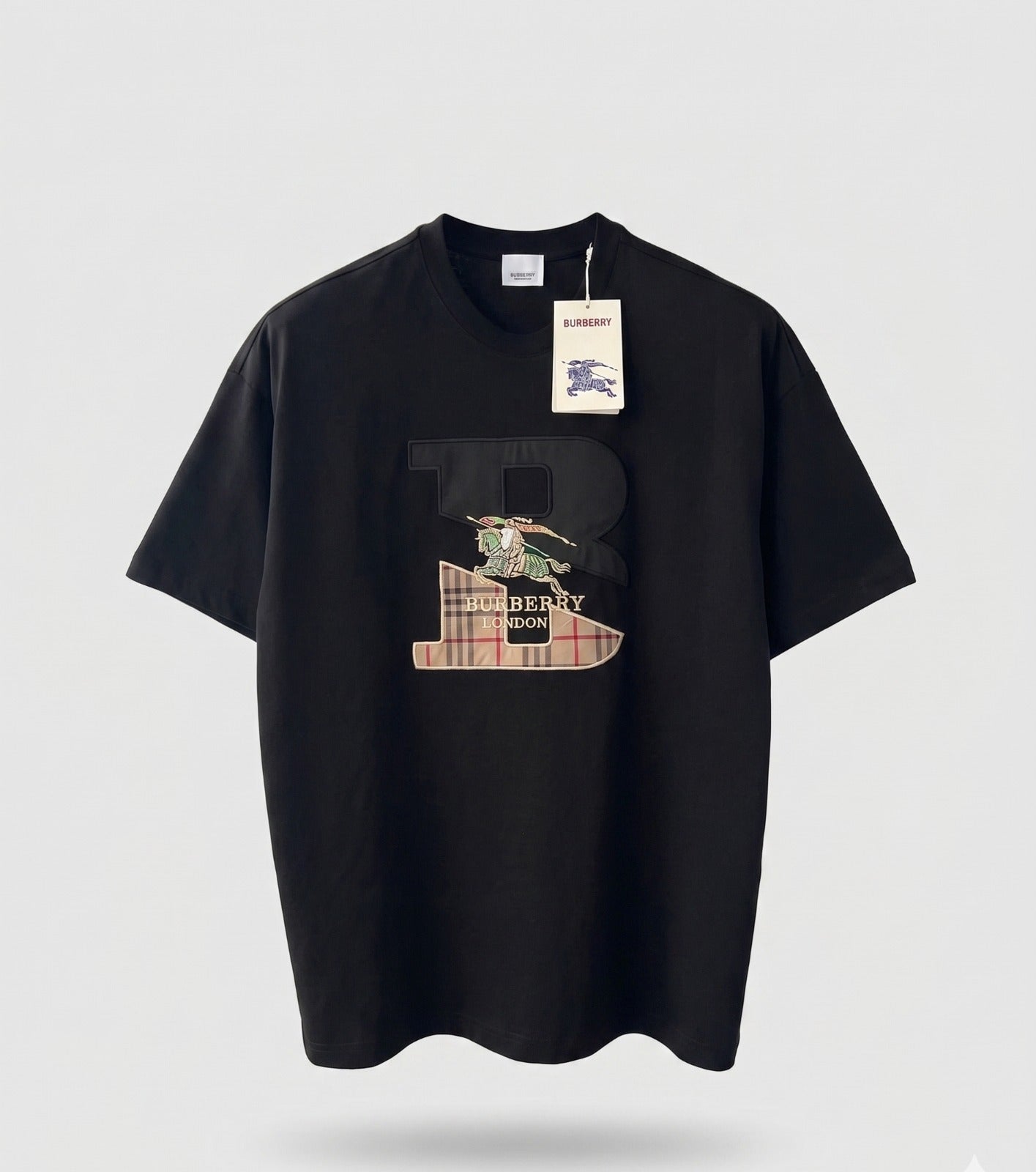 Burberry Logo Graphic Black T-Shirt