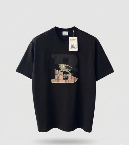 Burberry Logo Graphic Black T-Shirt