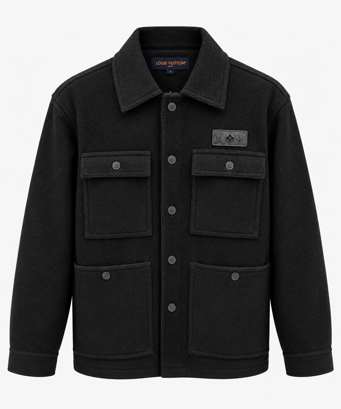 Louis Vuitton Black Wool Jacket