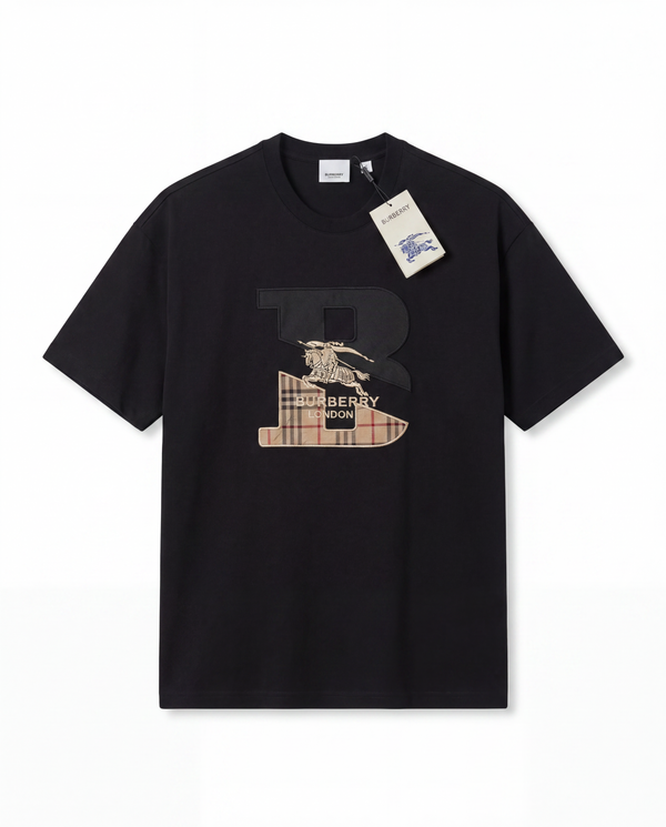 Burberry Logo Graphic Black T-Shirt
