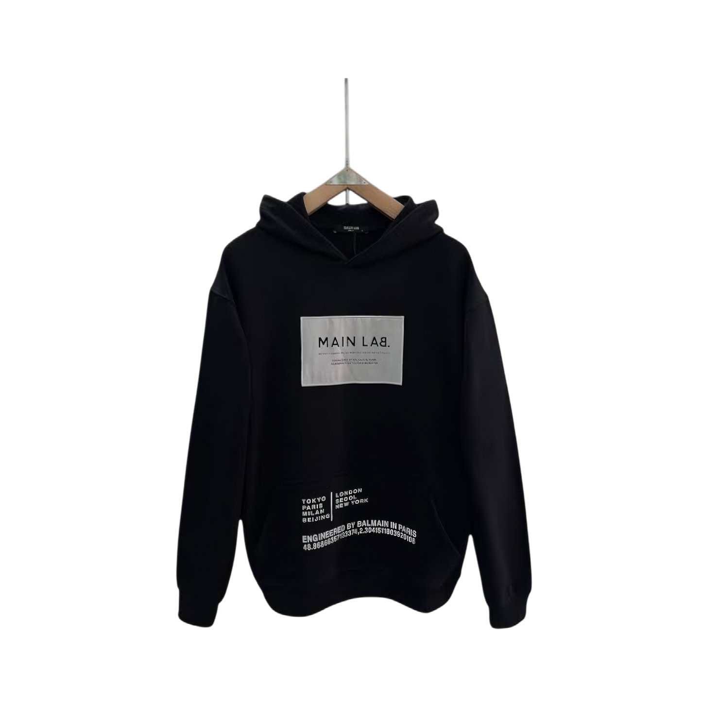 BALMAIN HOODIE “BLACK