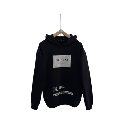 BALMAIN HOODIE “BLACK