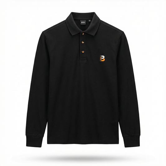 BOSS Long-Sleeve Slim-Fit Polo Shirt