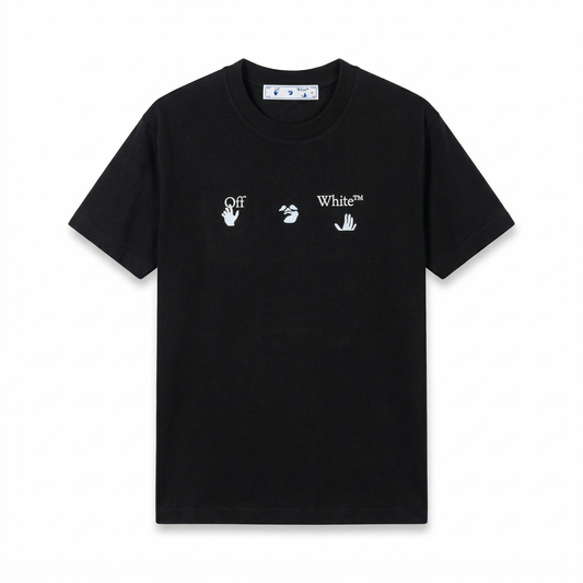 Off white T-shirt "black"